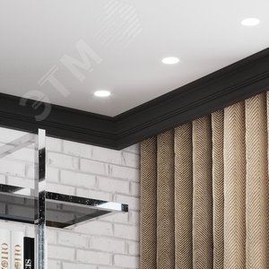 Лампа светодиодная LED 5 Вт 530 лм 4100К софит MR16 нейтральный GU5.3 AC 220В диммируемая Black - фото 6