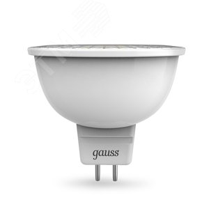 Лампа светодиодная LED 7 Вт 630 лм 4100К софит MR16 нейтральный GU5.3 AC 220В Black - фото 1