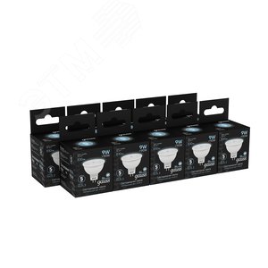 Лампа светодиодная LED 9 Вт 830 лм 4100К софит MR16 нейтральный GU5.3 AC 220В Black - фото 12