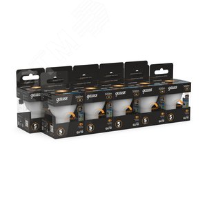 Лампа светодиодная LED 5 Вт 500 лм 3000К софит MR16 теплый GU10 AC 220В диммируемая Black - фото 3