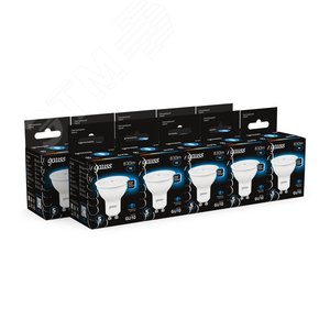 Лампа светодиодная LED 9 Вт 830 лм 6500К софит MR16 холодный GU10 AC 220В Black - фото 13