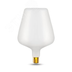 Лампа светодиодная филаментная LED 9 Вт 890 лм 4100К V160 нейтральный E27 AC 220В матовая колба Black Filament - фото 1