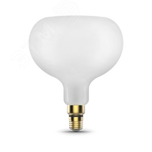 Лампа светодиодная филаментная LED 10 Вт 890 лм 4100К груша А190 нейтральный E27 AC 220В матовая колба диммируемая Black Filament - фото 1