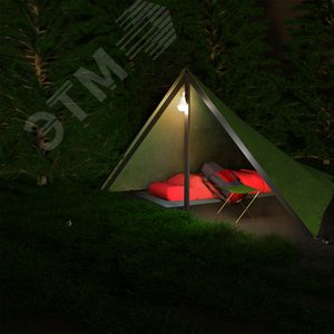 Лампа светодиодная LED 12 Вт 900 лм 3000К А80 груша теплый E27 AC 220В аварийная с Li-Ion аккумулятором Black - фото 6