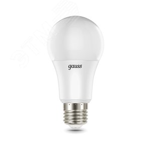 Лампа светодиодная LED 10 Вт 880 лм RGBW А60 груша E27 AC 220В RGBW и диммирование от пульта Black - фото 1