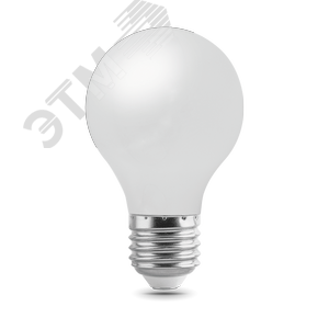 Лампа светодиодная филаментная LED 10 Вт 820 лм 2700К AC185-265В E27 А60 (груша) теплая матовая колба диммируемая Black Filament Gauss