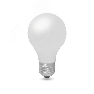 Лампа светодиодная филаментная LED 10 Вт 860 лм 4100К AC185-265В E27 А60 (груша) нейтральный матовая колба диммируемая Black Filament Gauss 102202210-D GAUSS - 5