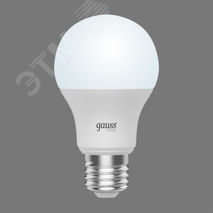 Лампа светодиодная LED 11.5 Вт1090 Лм 4100К белая E27 A60 Basic Gauss 1023222 GAUSS