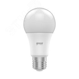 Лампа светодиодная LED 13.5 Вт 1300 лм 4100К AC180-240В E27 А60 (груша) нейтральный  Basic Gauss 1023224 GAUSS - 3
