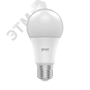 Лампа светодиодная LED 13.5 Вт 1300 лм 4100К AC180-240В E27 А60 (груша) нейтральный  Basic Gauss