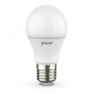 Лампа светодиодная LED 10 Вт 880 лм 3000К А60 груша теплый E27 AC 220В Black - фото 1