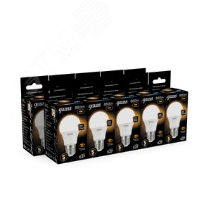 Лампа светодиодная LED 10 Вт 880 лм 3000К А60 груша теплый E27 AC 220В Black - фото 12