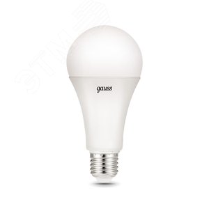 Лампа светодиодная LED 22 Вт 1900 лм 3000К AC150-265В E27 А70 (груша) теплая  Black Gauss