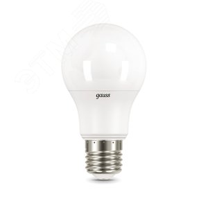 Лампа светодиодная LED 7 Вт 710 лм 4100К AC150-265В E27 А60 (груша) нейтральный Black GAUSS