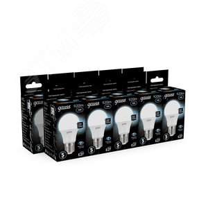 Лампа светодиодная LED 10 Вт 920 лм 4100К А60 груша нейтральный E27 AC 220В Black - фото 12