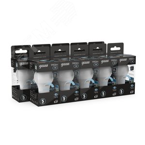 Лампа светодиодная LED 11 Вт 990 лм 4100К А60 груша нейтральный E27 AC 220В диммируемая Black - фото 3