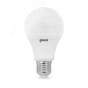 Лампа светодиодная LED 12 Вт 1200 лм 6500К AC150-265В E27 А60 (груша) холодная Black