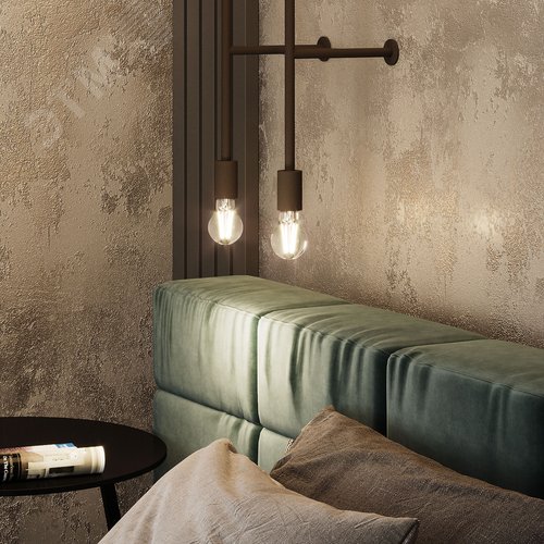 Лампа светодиодная филаментная LED 6 Вт 630 лм 4100К А60 груша нейтральный E27 AC 220В прозрачная колба Black Filament - фото 14