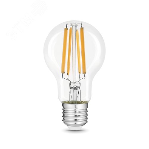 Лампа светодиодная филаментная LED 20 Вт 1850 лм 4100К А60 груша нейтральный E27 AC 220В прозрачная колба Black Filament - фото 1