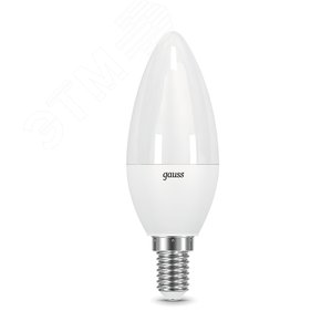 Лампа светодиодная LED 9.5 Вт 950 лм 4100К AC150-265В E14 свеча нейтральный  Black Gauss 103101210 GAUSS - 3