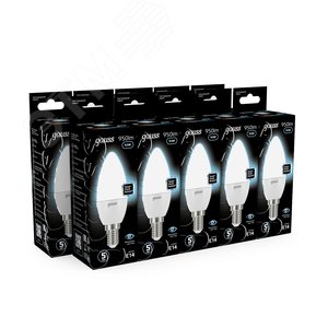 Лампа светодиодная LED 9.5 Вт 950 лм 4100К свеча нейтральный E14 AC 220В Black - фото 12