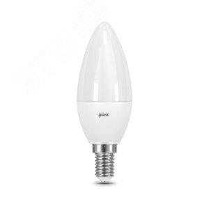 Лампа светодиодная LED 7 Вт 590 лм 6500К свеча холодный E14 AC 220В диммируемая Black - фото 1