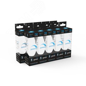 Лампа светодиодная LED 7 Вт 590 лм 6500К свеча холодный E14 AC 220В диммируемая Black - фото 3