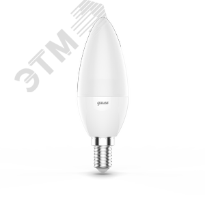 Лампа светодиодная LED 6 Вт RGB Вт+димирование E14 Свеча Black 103101406 GAUSS - 4