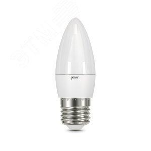 Лампа светодиодная LED 6.5 Вт 520 лм 3000К AC150-265В E27 свеча теплая  Black Gauss 103102107 GAUSS - 3