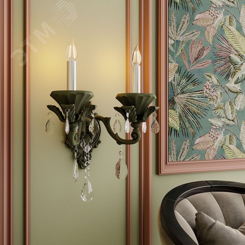 Лампа светодиодная филаментная LED 9 Вт 710 лм 4100К свеча на ветру нейтральный E14 AC 220В прозрачная колба Black Filament - фото 14