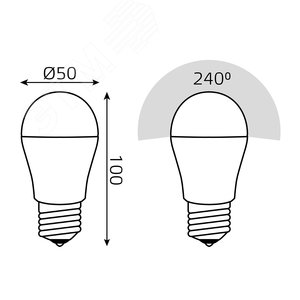 Лампа светодиодная LED 13 Вт 1200 лм 3000К шар P45 теплый E27 AC 220В Basic - фото 7