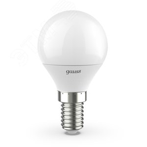 Лампа светодиодная LED 9.5 Вт 950 лм 4100К шар P45 нейтральный E14 AC 220В Black - фото 1