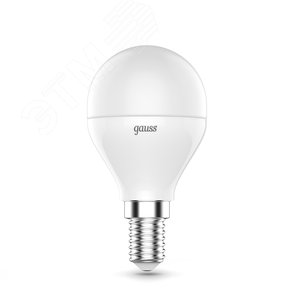 Лампа светодиодная LED 6 Вт 440 лм RGBW шар P45 E14 AC 220В RGBW и диммирование от пульта Black - фото 1