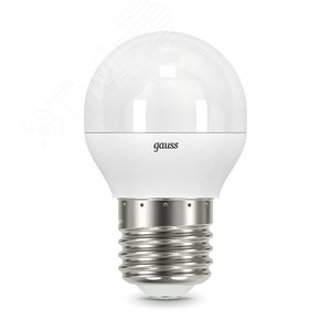 Лампа светодиодная LED 9.5 Вт 950 лм 4100К AC150-265В E27 шар P45 нейтральный  Black Gauss 105102210 GAUSS - 3