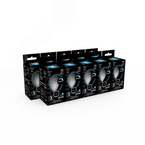 Лампа светодиодная филаментная LED 9 Вт 610 лм 4100К шар P45 нейтральный E27 AC 220В матовая колба диммируемая Black Filament - фото 3