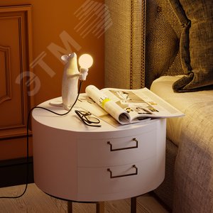 Лампа светодиодная филаментная LED 4.5 Вт 380 лм 2700К шар P45 теплый E27 AC 220В матовая колба Basic - фото 6