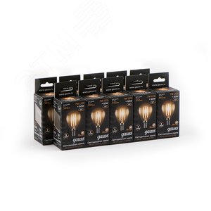 Лампа Filament Шар 7W 550Лм 2700К Е14 LED 1/10/50 105801107 GAUSS - 5