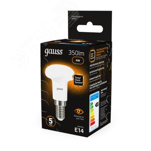 Лампа светодиодная LED 4 Вт 350 лм 3000К грибок R39 теплый E14 AC 220В Black - фото 13