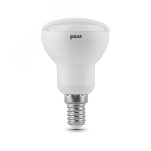Лампа светодиодная LED 6 Вт 500 лм 3000К AC150-265В E14 грибок R50 теплая Black