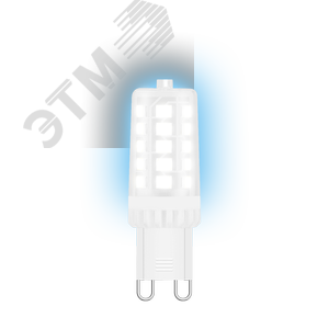 Лампа светодиодная LED 3.5 Вт 460 лм 4100К AC185-265В G9 капсула нейтральный керамическая Black