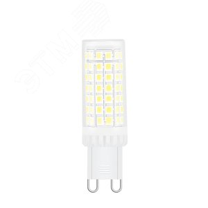 Лампа светодиодная LED 5.5 Вт 550 лм 4100К AC150-265В G9 капсула нейтральный керамическая диммируемая Black