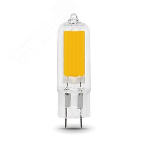 Лампа светодиодная LED 4.5 Вт 400 лм 4100К AC220-240В G4 капсула нейтральный стеклянная Black