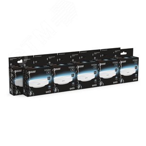 Лампа светодиодная LED 11 Вт 1050 лм 4100К таблетка нейтральный GX53 AC 220В Black - фото 12