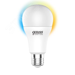 Лампа светодиодная умная 8.5 Вт 800 лм 2700-6500К AC 220-240В E27 А60 (груша) Управление по Wi-Fi, изменение цветовой температуры и диммирование Smart Home