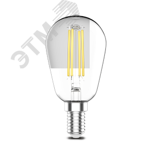 Лампа светодиодная филаментная LED 4.5 Вт 470 лм 2700К AC180-240В E14 ST45 теплая Basic