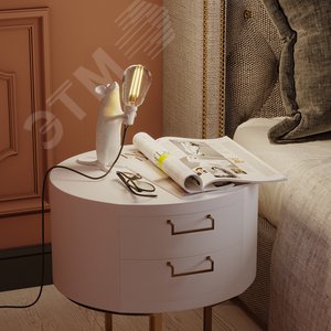 Лампа светодиодная филаментная LED 4.5 Вт 470 лм 2700К ST45 теплый E14 AC 220В прозрачная колба Basic - фото 8