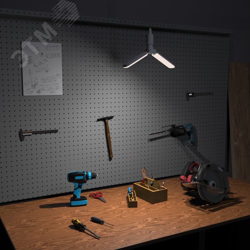 Лампа светодиодная LED 15 Вт 1450 лм 4000К нейтральный E27 AC 220В Клевер-2 сегмента Basic - фото 14