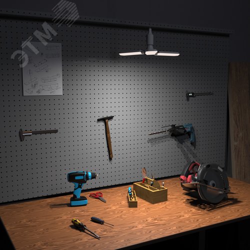 Лампа светодиодная LED 22 Вт 2100 лм 4000К нейтральный E27 AC 220В Клевер-3 сегмента Basic - фото 14