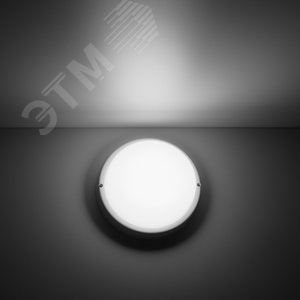 Светильник светодиодный ДБП 20 Вт 2000 лм 4000К AC 220В Белый IP65 круг D175х52мм Пластик ЖКХ Elementary - фото 3