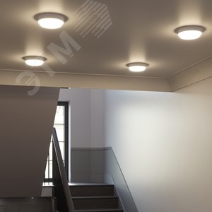 Светильник светодиодный ДБП 20 Вт 2000 лм 4000К AC 220В Белый IP65 круг D175х52мм Пластик ЖКХ Elementary - фото 7